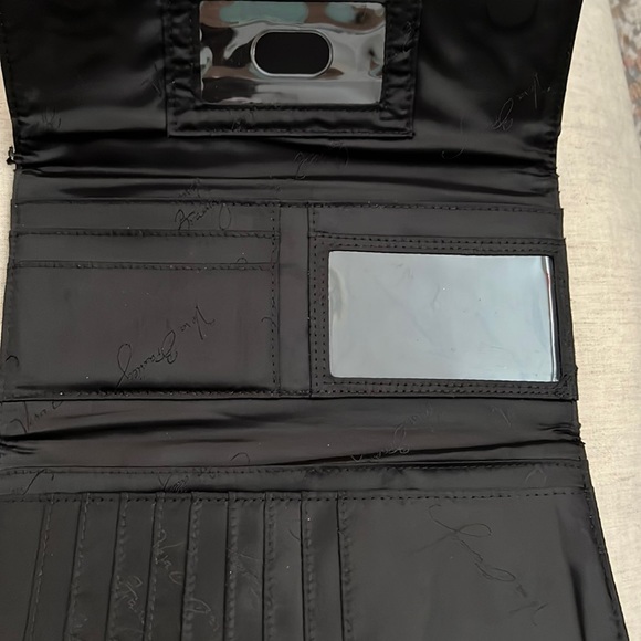 Trifold Clutch Wallet in Recycled Cotton - Picture 3 of 9